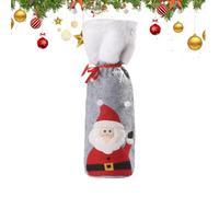 Fabric Wine Bottle Bags, Stylish Holiday Wine Gift Bags With Beautiful Christmas Patterns, Ideal For Christmas, Birthdays, And Special Family Gatherings Fabric Christmas Wine Bags, Elder,