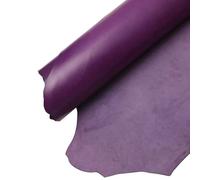 Fabricación a partir de Cuero curtido vegetal encerado Bull, 30x30 cm, multicolor, 1,0-3,0 mm(Purple,30x30cm-1.0mm thick)