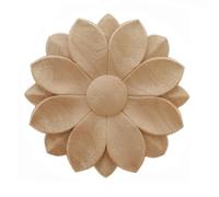 Fabricación en la cual: Apliques de madera antigua tallada sin pintar for decoración del hogar, varios tamaños(Type B 10cmx10cm)