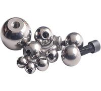 Fabricación en la cual: Bolas de rodamiento de acero inoxidable, bola de rosca de bola de taladro de acero inoxidable macizo M6, 5 uds.(50MM)