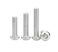 Fabricación en la cual el valor de todas las mater Tornillos de cabeza hexagonal hueca, acero inoxidable 304, negros, paquete 10, M1.6-M8, 3-100 mm(16MM-M8)