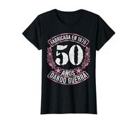 Fabricada en 1975 Dando Guerra 50 Años 50 Cumpleaños Mujer Camiseta