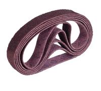 Fabricado con bandas de lija SC-BS Banda de no tejido Lijadora de banda para tubos (SC-BS Grade: Medium, Color: red, 40mm x 760mm)