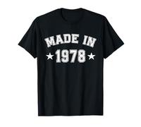 Fabricado en 1978 feliz cumpleaños persona mayor edad es solo números Camiseta