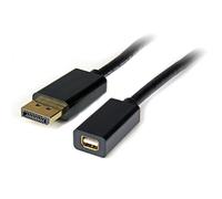 Fabricado por la marca StarTech - Adaptador de DisplayPort a Mini DisplayPort (1 m, Conector Macho a Conector Hembra)