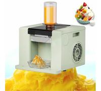 Fabricador de hielo de copos de nieve comercial afeitado para tiendas de hogar, puesto, té con leche y bebidas frías - Solución eficiente para derretir y afeitar la nieve