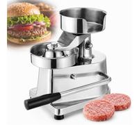 Fabricante comercial de hamburguesas, procesador de formación de carne | Tazón de acero inoxidable, incluye papeles for empanadas, for Restaurante en Casa.
