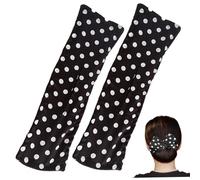 Fabricante de bollo de cabello 2pcs moño de peller simple fabricante de trenzas para mujeres peinado francés hojuelas cabello accesorios para pelos para cabello largo y grueso puntos negros, moño de
