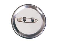 Fabricante de botones, 100 Uds. Botón De Diseño Acrílico, Pines Redondos Y En Blanco Para Niños, Suministros Para Manualidades DIY,para regalos Pin Maker(Iron Bottom+safety Needle)