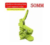 Fabricante de botones de insignia cuadrados de 50mm, piezas de botones de insignia en de Metal de 50x50mm for hacer bricolaje, juego de insignias/pines de imanes de refrigerador(50mm Button Maker)
