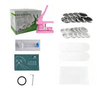 Fabricante de botones, kit de fabricación de insignias de máquina de botones, máquina de fabricación magnética, fabricante de insignias, máquina de prensa perforadora, kit de pines de bricolaje
