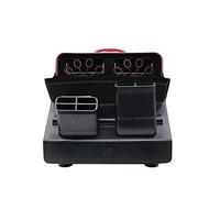 Fabricante de burbujas portátil Máquina de burbujas de burbujas de doble rueda de burbuja automática Máquina de burbujas de control remoto ajustable for bodas y escenario para fiestas de cumpleaños en