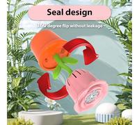 Fabricante de burbujas vertical con lámpara de sonido Rose Rose Flower Machine de burbujas automática para el cumpleaños de la boda al aire libre de la boda al aire libre (Rosa)