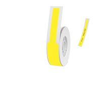 Fabricante de etiquetas térmicas portátil Compatible con etiquetas adhesivas Q30/Q30S/Q31, cinta de papel de impresión blanca de 14x30mm, Papel de impresora(1 Roll 12.5x74mm Yellow)