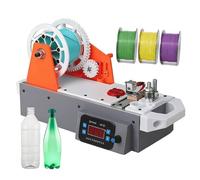 Fabricante de filamentos de escritorio a partir de botellas de plástico, impresora 3D de extrusión de 500-1000 g/h, reciclador de botellas de PET con control digital de temperatura para proyectos