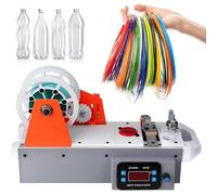 Fabricante de filamentos de impresora 3D para botellas de PET, filamento de 1,75 mm, pantalla digital de temperatura, control de velocidad ajustable para proyectos de bricolaje y talleres