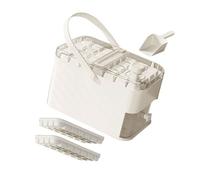 Fabricante de Helados Plásticos Caja de Hielo Prensado Reutilizable Con Tapa Y Cubo De Basura Nevera.