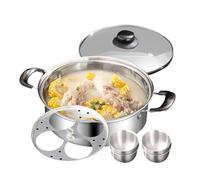 Fabricante De Huevos Escalfado - Sartén De Caza Furtiva 4 Huevo | Vapor Pan Non Stick 4 Taza De Huevos | Antiadherente 4 Tazas De Caza Furtiva De Huevos | Partita Para Cazador De Huevos De Acero Inoxi