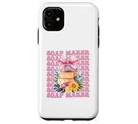 Fabricante de jabón para Hacer jabón, Distribuidor de jabón, Lazo de Coqueta, Rosa Carcasa para iPhone 11