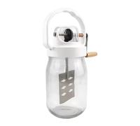 Fabricante de mantequilla,1500ML Manual Huevo Mezcla Herramienta | Resistencia al calor con botella de vidrio mezclador de mano Whisk, Family-friendly Baking Tool For Baking Kitchen Kids Food Flour