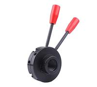 Fabricante de máquinas eléctricas Platos de 4 garras - Diámetro: 100 mm - M33 x 3,5 - Plato autocentrante - 4 croquetas - Para torneado de banco - Para torno