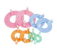 Fabricante de Pompones,8 PCS Pom Pom Maker Pompón Hacedor para Tejer de Lana Pelusa Pelota Weaver Maker Pon pon para Costura Manualidades