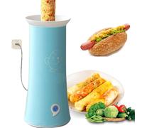 Fabricante De Rollo De Huevo Eléctrico, Caldera De Huevo Automática De 6 Minutos Con Acero Inoxidable, Máquina De Rollo De Huevo De Desayuno Con Varilla De Empuje De Aceite, Palo De Bambú, Fabricante