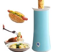 Fabricante de Rollo de Huevo, Máquina de Rollo de Huevo, Caldera de Huevo Multifunción con Revestimiento Antiadherente, Curso de Choque de 6 Minutos y 360 Grados Calentados, Encendido Automático blue