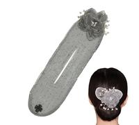 Fabricante de rollos de donut, fabricante de moños para el cabello - Gomas y cintas elásticas | Herramienta para hacer moños, herramienta para el cabello reutilizable, accesorio para el cabello