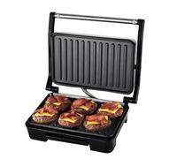 Fabricante de sándwich de 850w Panini Grill Press, 6 rebanadas de acero doble de acero Panini portátil con mango de calor contra el desayuno para el desayuno té de la tarde