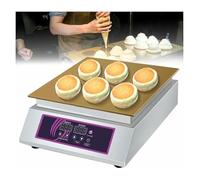 Fabricante de Souffle eléctrico, Dorayaki máquina de fabricación de Souffle panquecomercial con cubierta de acero inoxidable para restaurantes, panader, tiendas de postres