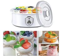 Fabricante eléctrico de yogur, multifunción para el hogar, postre, con 7 tarros de vidrio, capacidad de 1,5 L, para hacer yogur, helado, batidos de frutas (B)