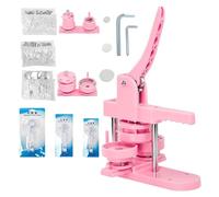 Fabricante Insignias Kit De Máquina For Hacer Botones De Insignias, 25 + 32 + 58MM, Con Piezas De Botones De 300 Uds. + Cortador De Círculos + 3 Moldes, Juego De Insignias De Pin DIY, Máquina De Prens