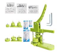 Fabricante Insignias Kit De Máquina For Hacer Botones De Insignias, 25 + 32 + 58MM, Con Piezas De Botones De 300 Uds. + Cortador De Círculos + 3 Moldes, Juego De Insignias De Pin DIY, Máquina De Prens