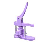 Fabricante Insignias Máquina For Hacer Insignias De Botones, Máquina Prensadora De Pines De Botón Púrpura De 25/32/58mm Con Suministros De 500 Uds.(Kits B)