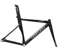 FabricBike Aero - Cuadro para Bicicleta Fixie, Fixed Gear, Single Speed, Cuadro de Aluminio y Horquilla de Carbono, 5 Colores, 3 Tallas, 2,145g (Talla M) (Matte Black & Graphite, L-58cm)