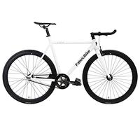 FabricBike- Bicicleta Fixed, Fixie, Single Speed, Cuadro y Horquilla Aluminio, Ruedas 28", 4 Colores, 3 Tallas, 9.45 kg Aprox. (Light Pearl White, M-54cm)