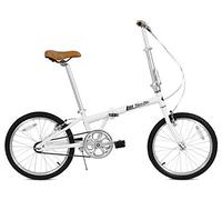 FabricBike Folding Bicicleta Plegable Cuadro Aluminio Ruedas 20" 3 Colores (Matte White) Talla única