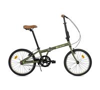 FabricBike Folding Bicicleta Plegable Cuadro Aluminio Ruedas 20" 5 Colores (Cayman Green)