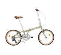 FabricBike Folding Bicicleta Plegable, Light Sand 7 Speed, 20"