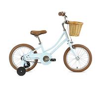 FabricBike Kids - Fabricbike Classic Kids con Pedales, Ruedines de Entrenamiento Desmontables, Frenos, Ruedas 12 y 16 Pulgadas, 4 Colores (Classic Blue, 16": 3-7 Años (Estatura 96cm - 120cm))