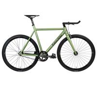 FabricBike Light - Bicicleta Fixed, Fixie, Single Speed, Cuadro y Horquilla Aluminio, Ruedas 28", 4 Colores, 3 Tallas, 9.45 kg Aprox. (Light Cayman Green, L-58cm)