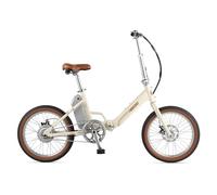 FabricBike Volt - Bicicleta Electrica Plegable, Bici Electrica Adulto 20 Pulgadas, Ebike, Motor de 250W, 36V 10Ah Batería Extraíble, Velocidad 25KM/H (Light Sand)