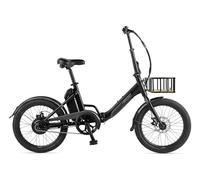 FabricBike Volt Bicicleta eléctrica Plegable, Matte Black Plus, 20"