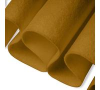 FabricLA - Tela de fieltro acrílico, material suave y no rígido, 183 cm de ancho, 1,6 mm de grosor, para manualidades, costura, acolchado y proyectos de bricolaje, media yarda (oro antiguo)