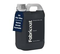 Fabricoat pintura para tejidos - Restaura o cambia el color de cualquier tela - Aplicación directa - Ideal para sofás, pantallas e interiores de coche (2.5 L, Gris Metalizado)