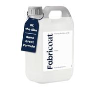 Fabricoat pintura para tejidos - Restaura o cambia el color de cualquier tela - Pinta directamente sobre la tela - Transforma cualquier cosa: sofás, pantallas, interiores de coche (2.5 L, blanco)