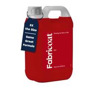 Fabricoat pintura para tejidos - Restaura o cambia el color de cualquier tela - Pinta directamente sobre la tela - Transforma cualquier cosa: sofás, pantallas, interiores de coche (2.5 L, Rojo)