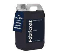 Fabricoat pintura para tejidos - Restaura o cambia el color de cualquier tela - Pinta directamente sobre la tela - Transforma cualquier cosa: sofás, pantallas, interiores de coche (2.5 L, Azul oscuro)