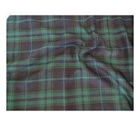 Fabrics-City 2745 - Tela de tartán original, color azul y verde